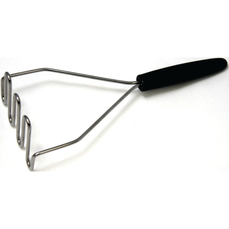 Chef Craft 12920 Potato Masher, Black Handle, Stainless Steel Head