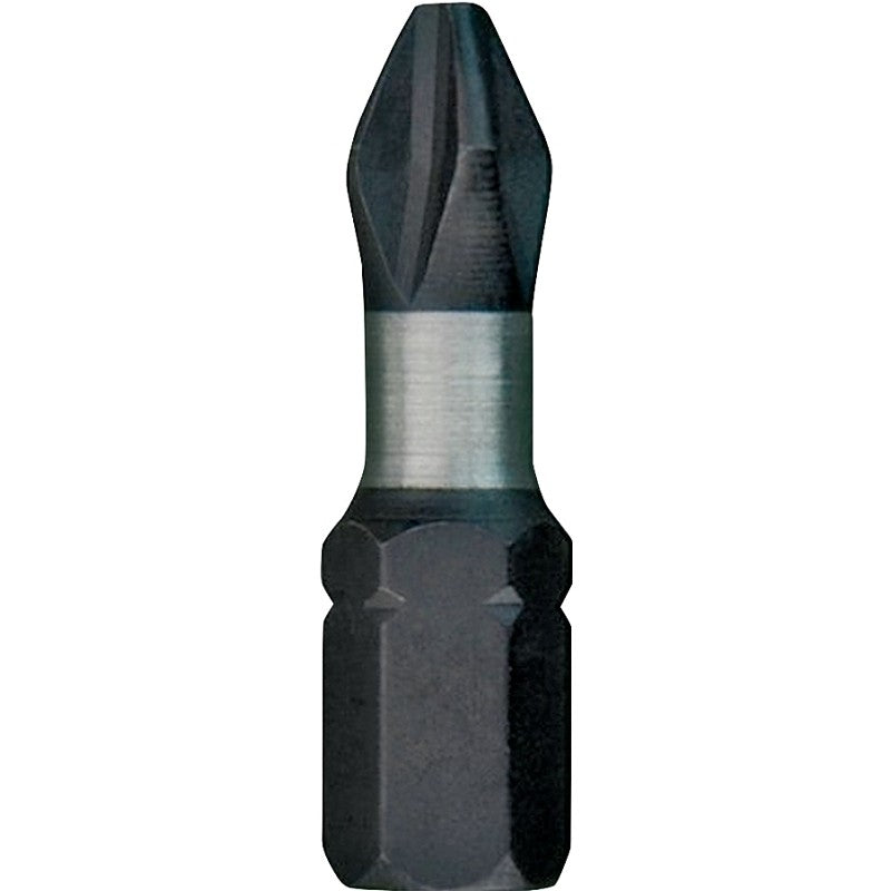 Milwaukee 48-32-4412 Insert Bit, #2 Drive, Phillips Drive, 1/4 in Shank, Hex Shank, 1 in L, Steel, 2/PK