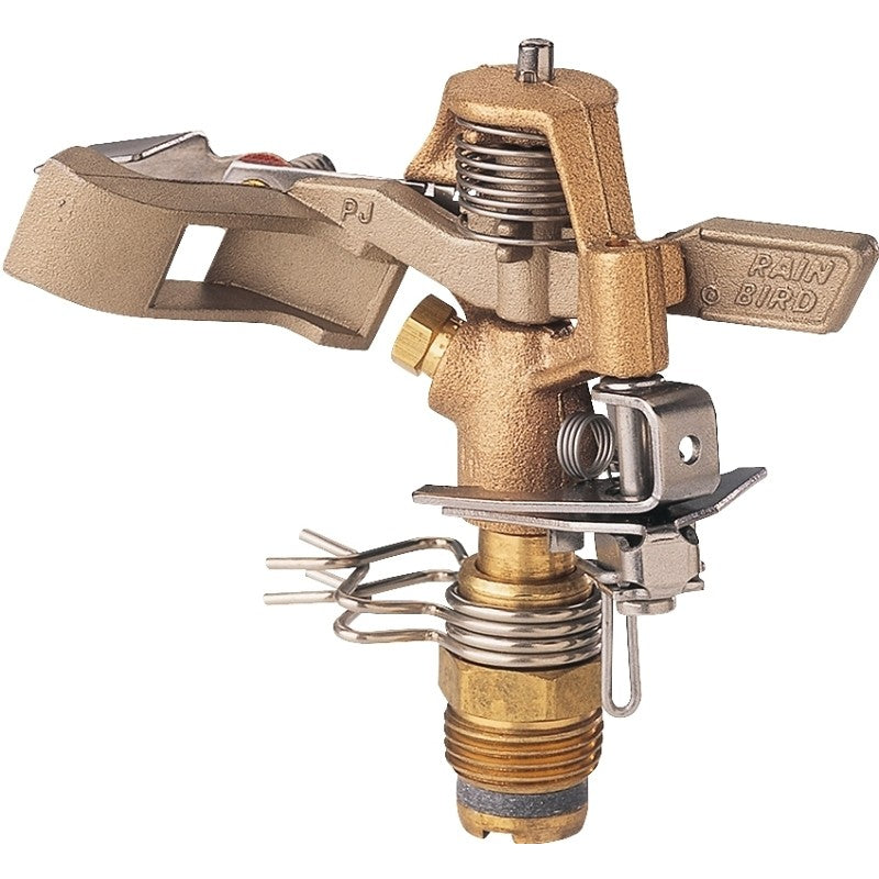 Rain Bird 25PJDAC Impact Sprinkler, 1/2 in Connection, 8 to 12 ft, Brass