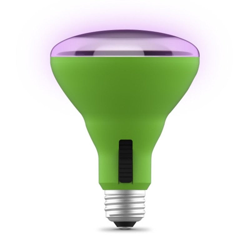 Feit Electric BR30ADJ/GRW/LED/HDRP Indoor Greenhouse Plant Grow LED Light Bulb, 120 V, LED Lamp, 680, Green